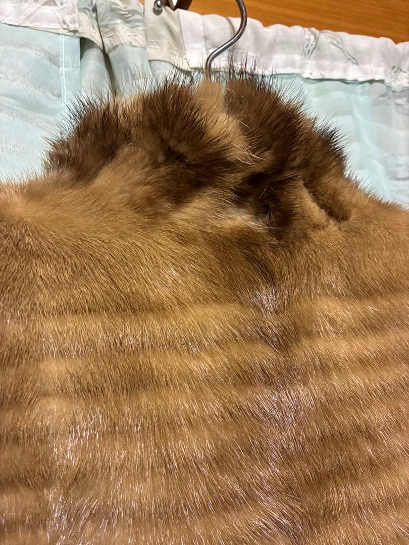 ミンク　ハーフコート　リアルファー