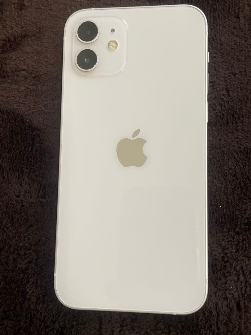 iPhone12 128GB バッテリー74% 白　ホワイト