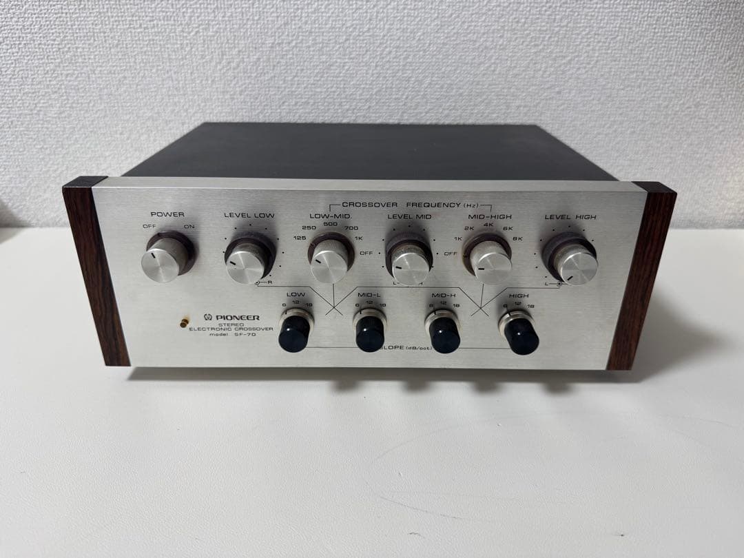 Pioneer SF-70 クロスオーバー チャンネルデバイダー 動作確認済み