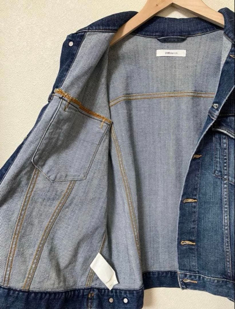 23区❤️希少☆大きいサイズ50♡色落ち良い☆デニムジャケット☆ジーンズ