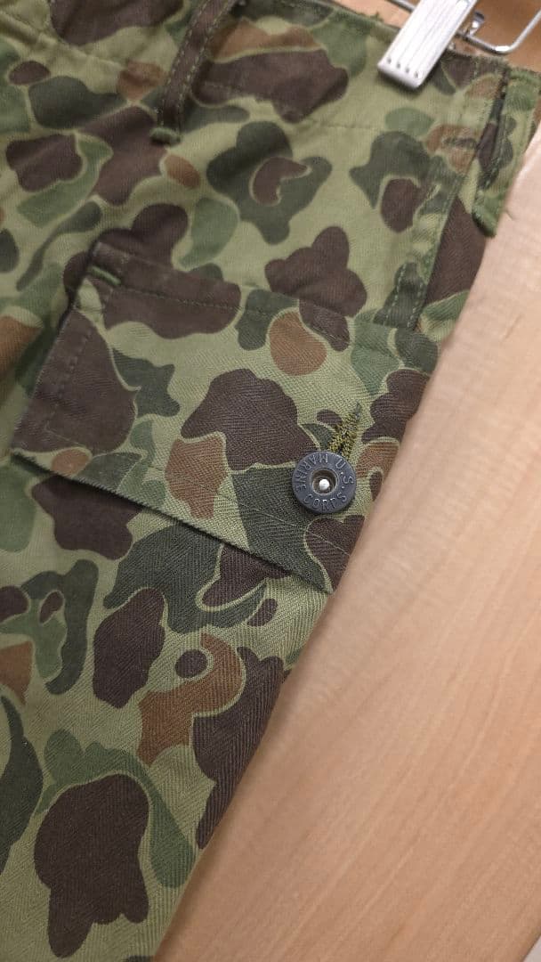 ダックハンターカモ ベイカーパンツ USMC 30inch