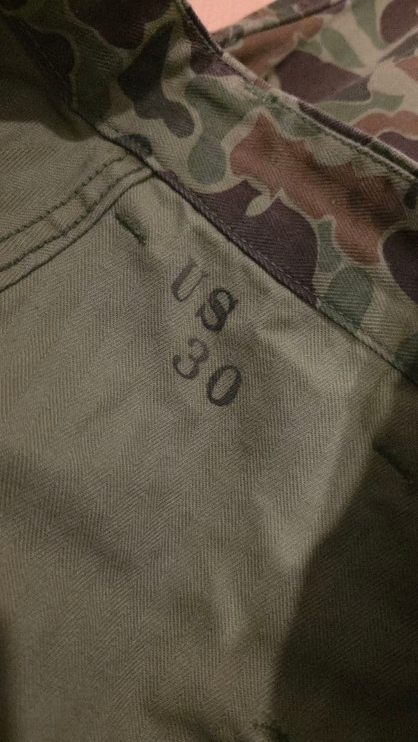 ダックハンターカモ ベイカーパンツ USMC 30inch