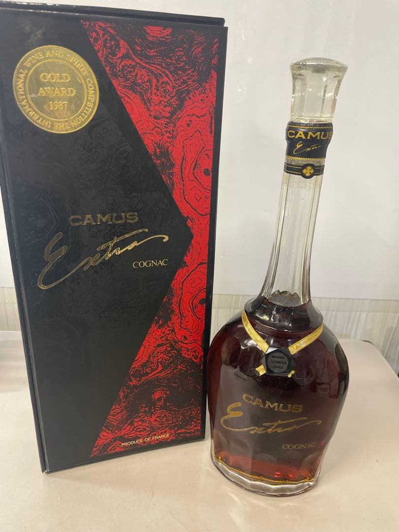 未開栓　CAMUS Extra コニャック ブランデー　ロングネック