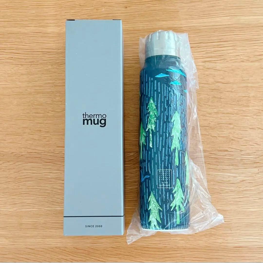 ミナペルホネン one day ネイビー サーモマグ セット