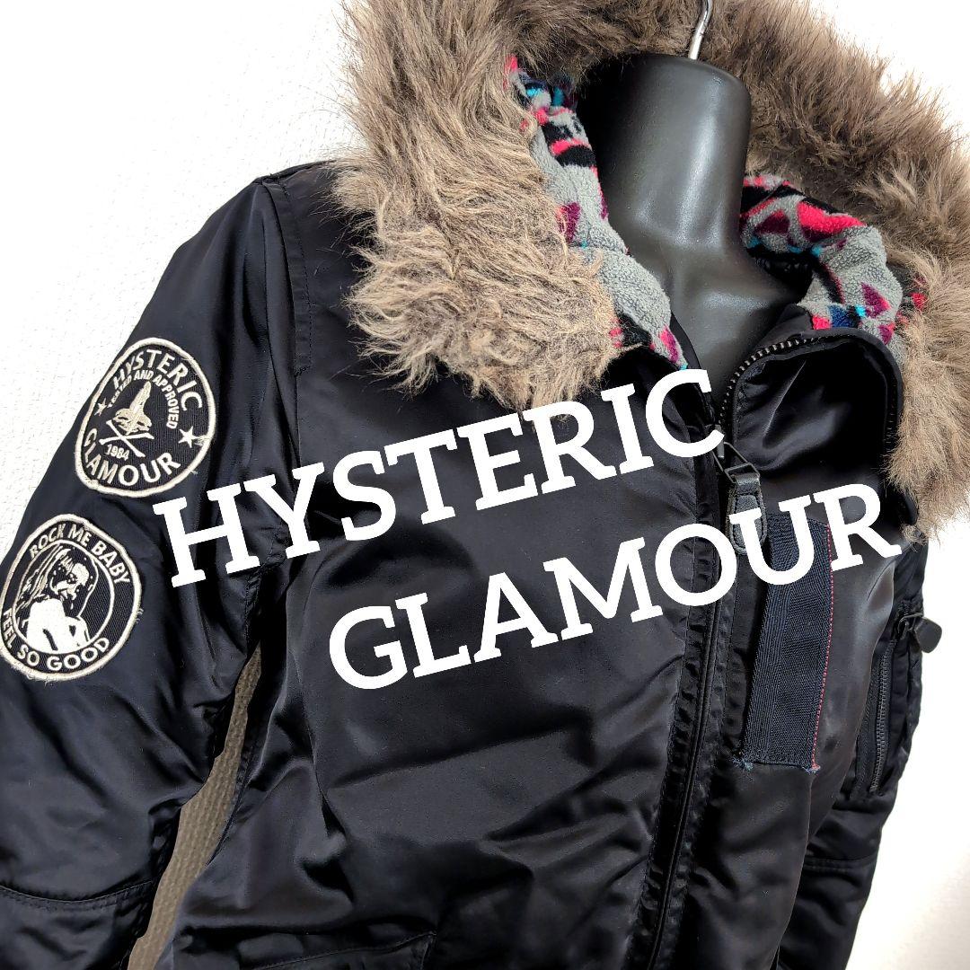 dr1 HYSTERIC GLAMOUR モッズコート 黒 レディースL相当