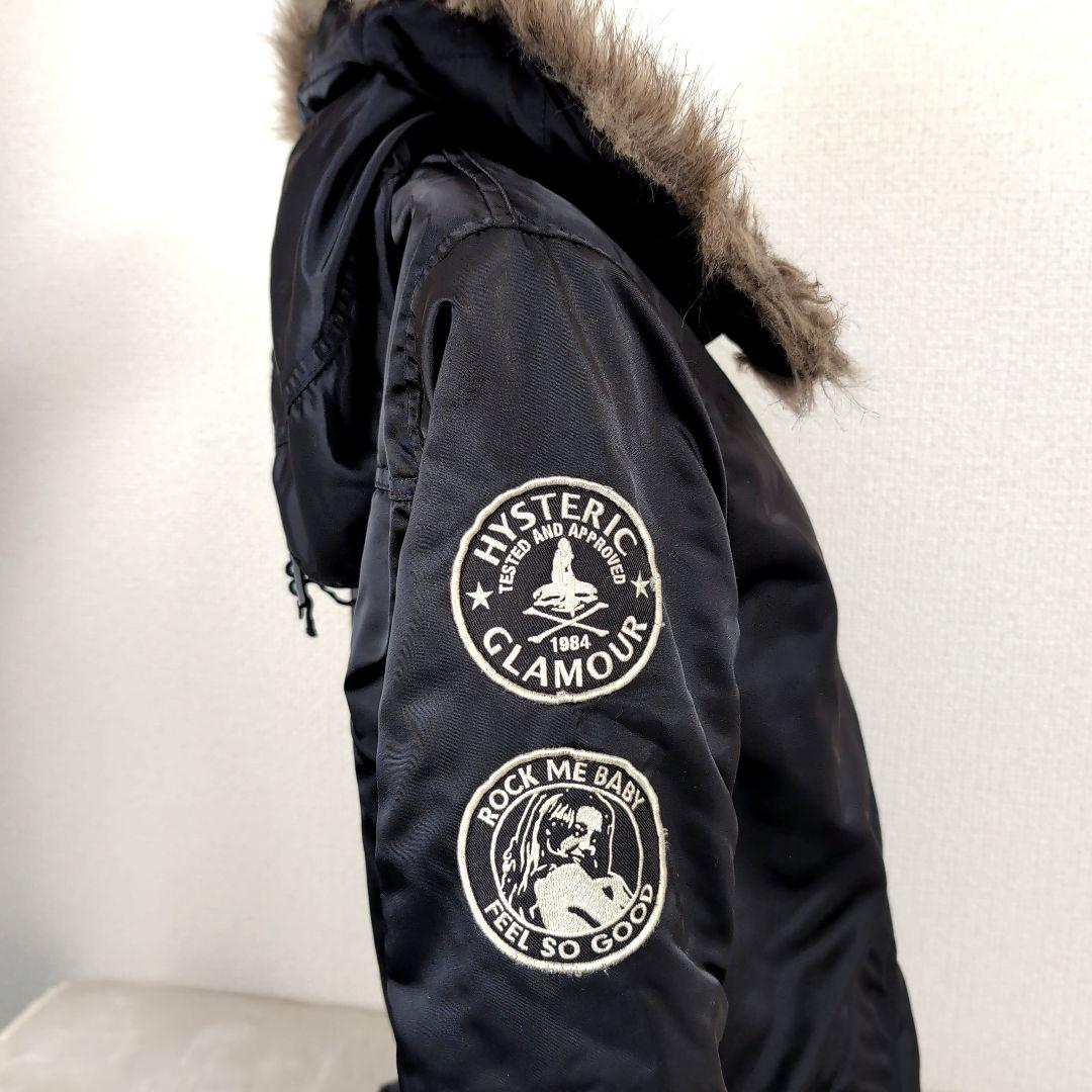 dr1 HYSTERIC GLAMOUR モッズコート 黒 レディースL相当