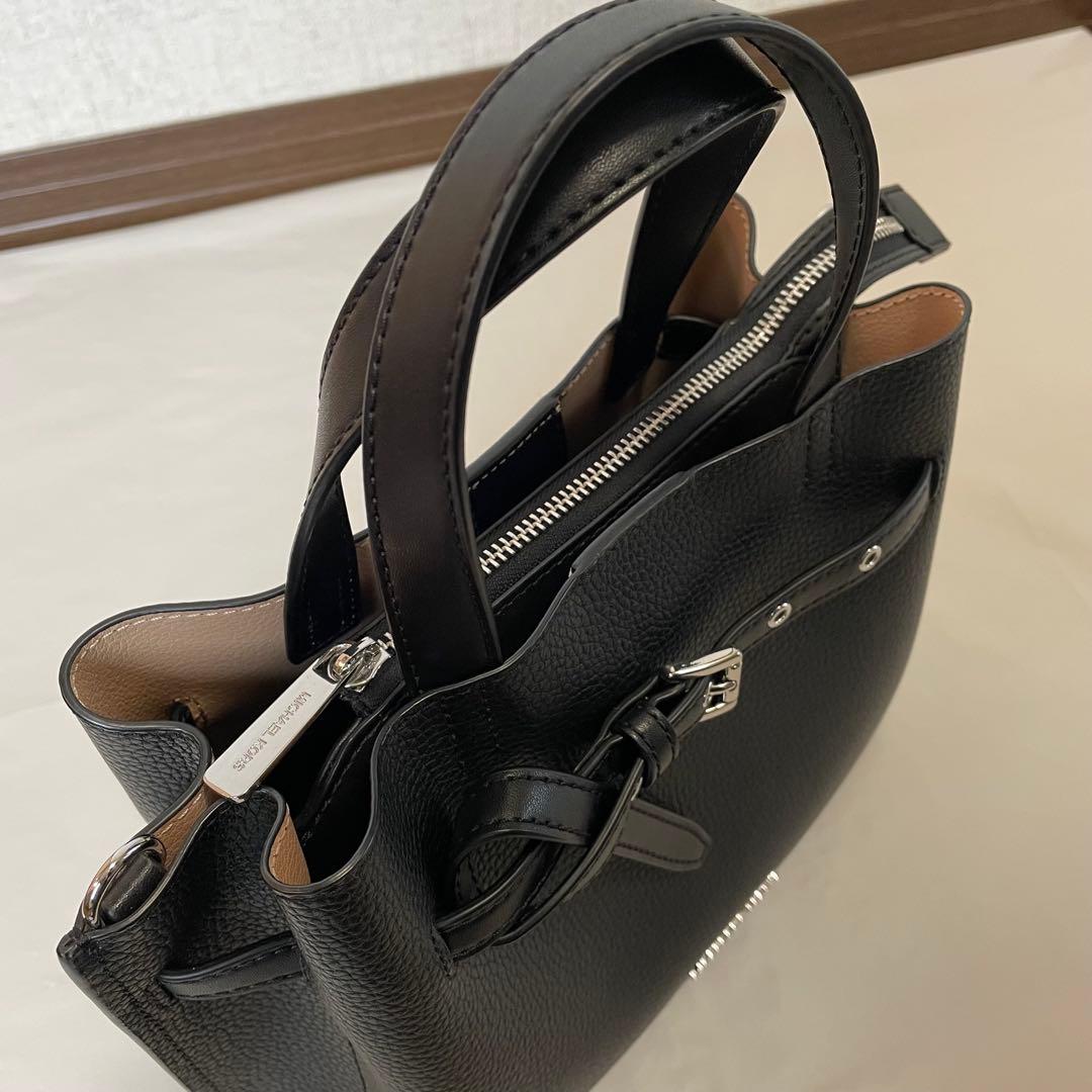 MICHAEL KORS レザーハンドバッグ 黒 2way