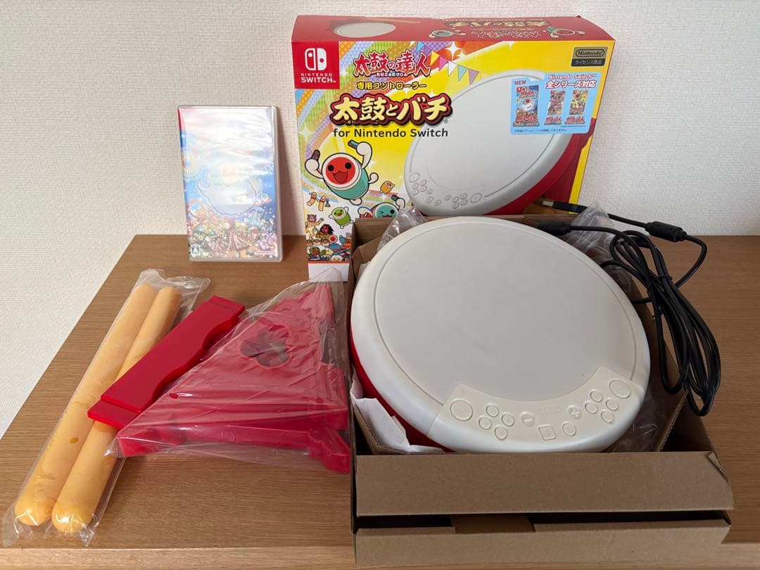 太鼓の達人 ドンダフルフェスティバル + 太鼓とバチ セット