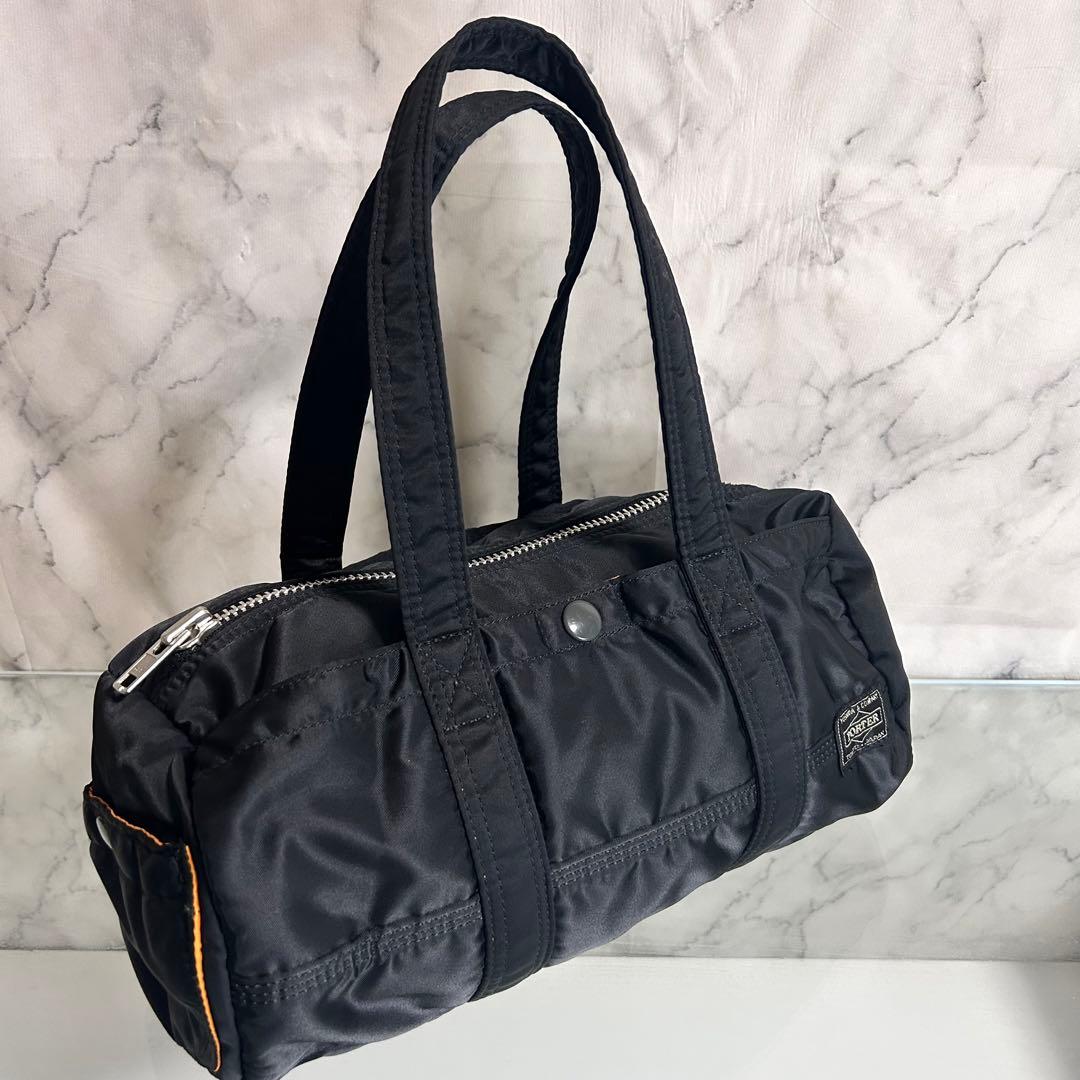 美品 廃盤 PORTER ポーター タンカー ミニドラム ミニボストンバッグ S