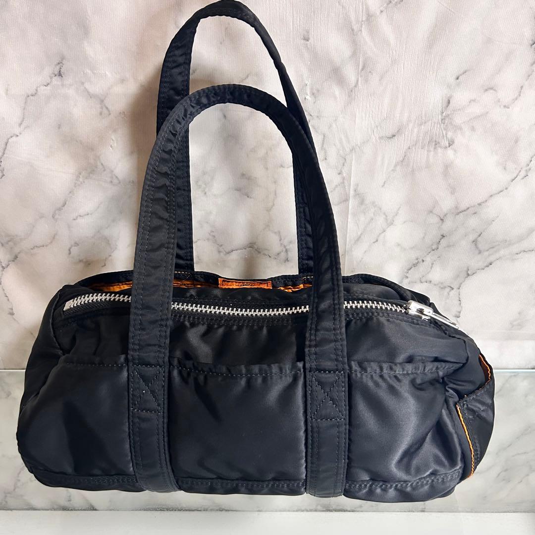 美品 廃盤 PORTER ポーター タンカー ミニドラム ミニボストンバッグ S