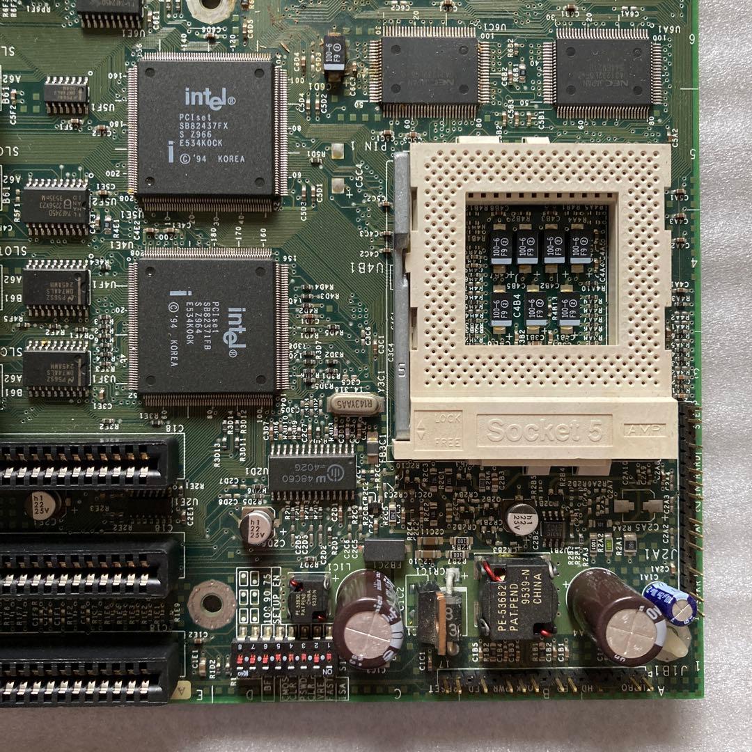 ジャンク intel 430FX チップセット Socket5 マザーボード