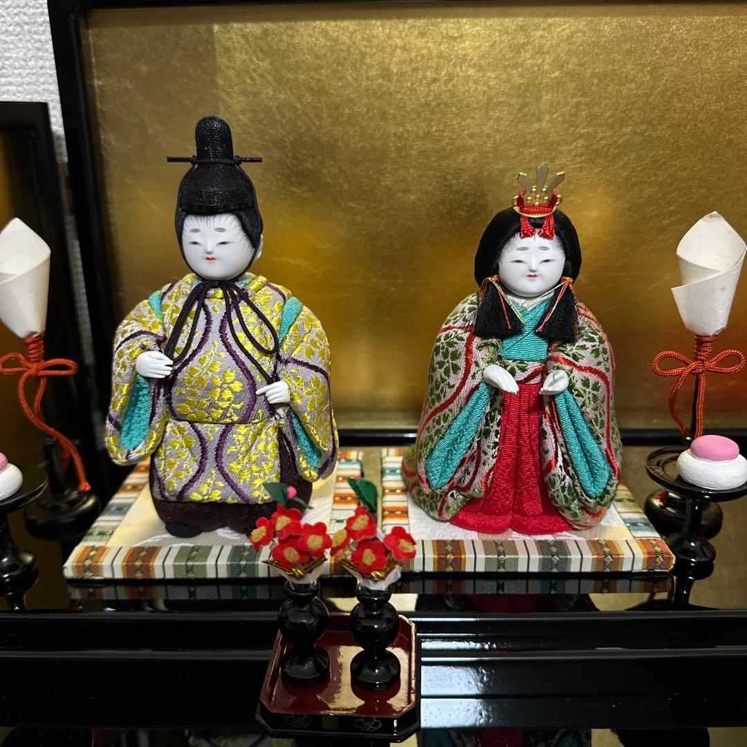 雛人形セット 原孝洲作 さくら雛 3段 高級 お人形 無形文化財