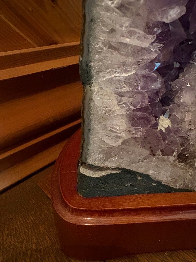 天然石　アメジスト 紫水晶 パワーストーン高さ約47.5cm