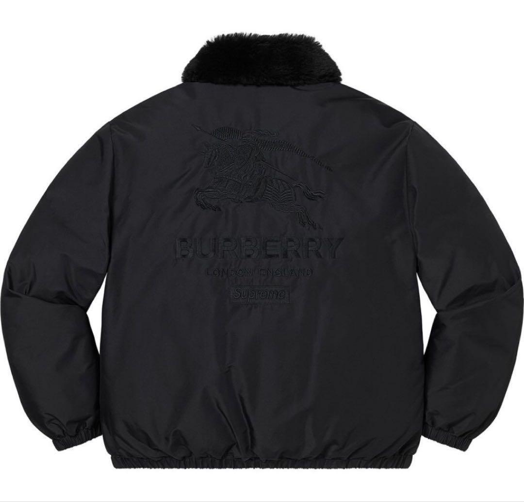 ジャケット・アウター Supreme Burberry Shearling Collar Down