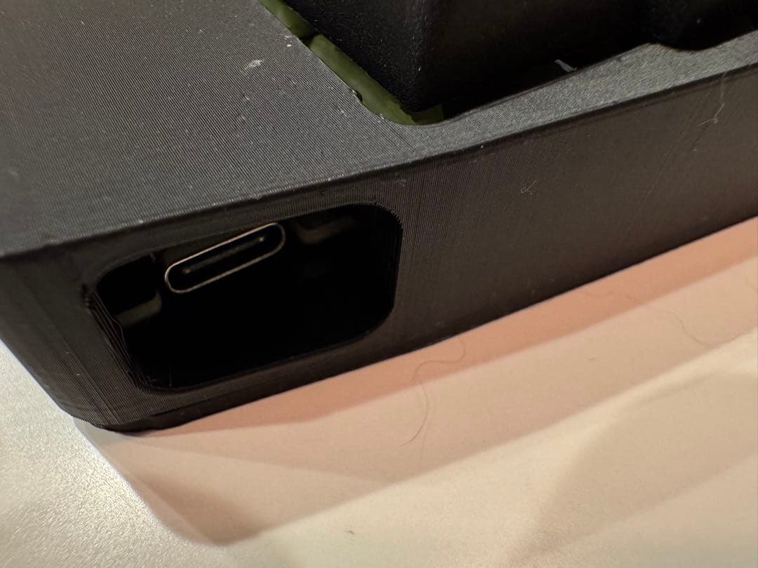 【新品】keyball44 トップケースマウント方式　黒仕様　フルフェイスケース