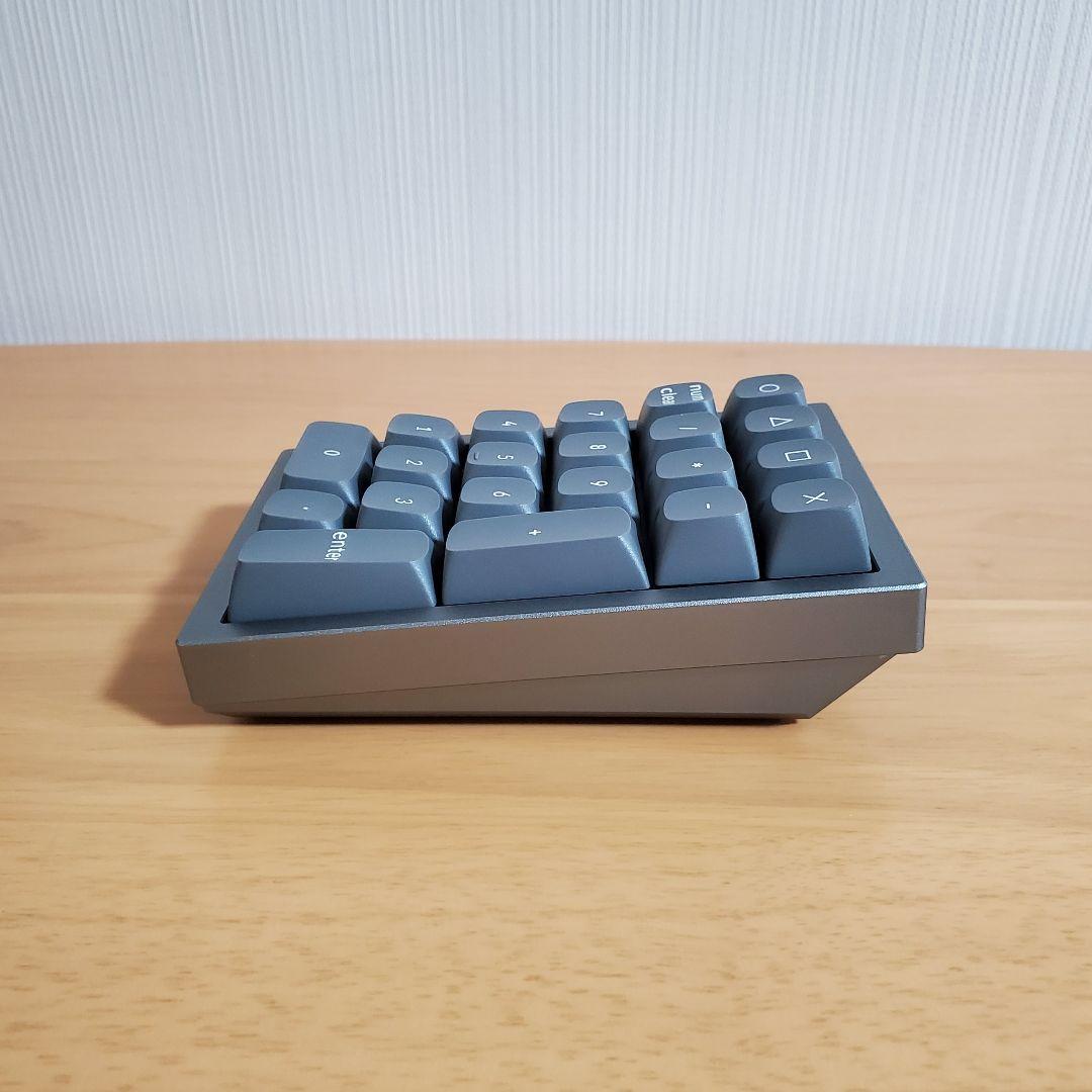 【希少】Keychron Q0 QMK VIA テンキー シルバーグレー 赤軸