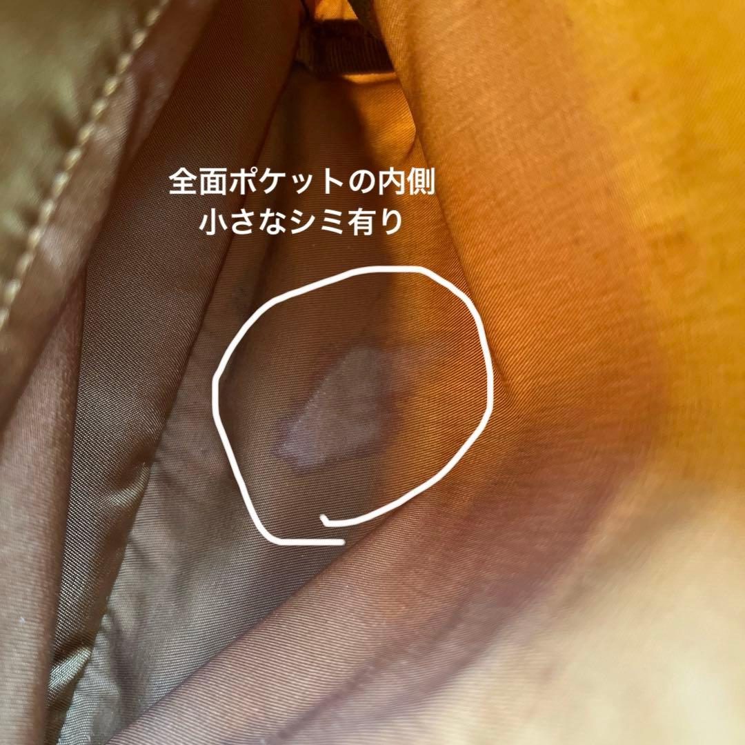 PRADA リュック バックパック 三角ロゴ ブラウン ナイロン レザー