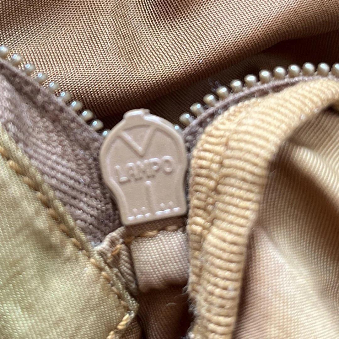 PRADA リュック バックパック 三角ロゴ ブラウン ナイロン レザー