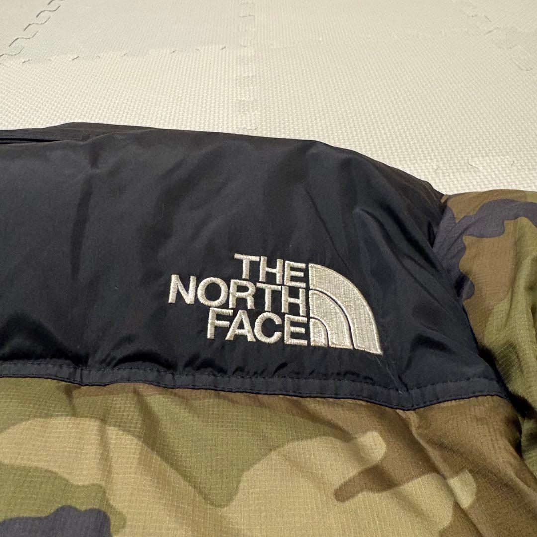 【最終値下】THE NORTH FACE　L 迷彩ヌプシダウンジャケット
