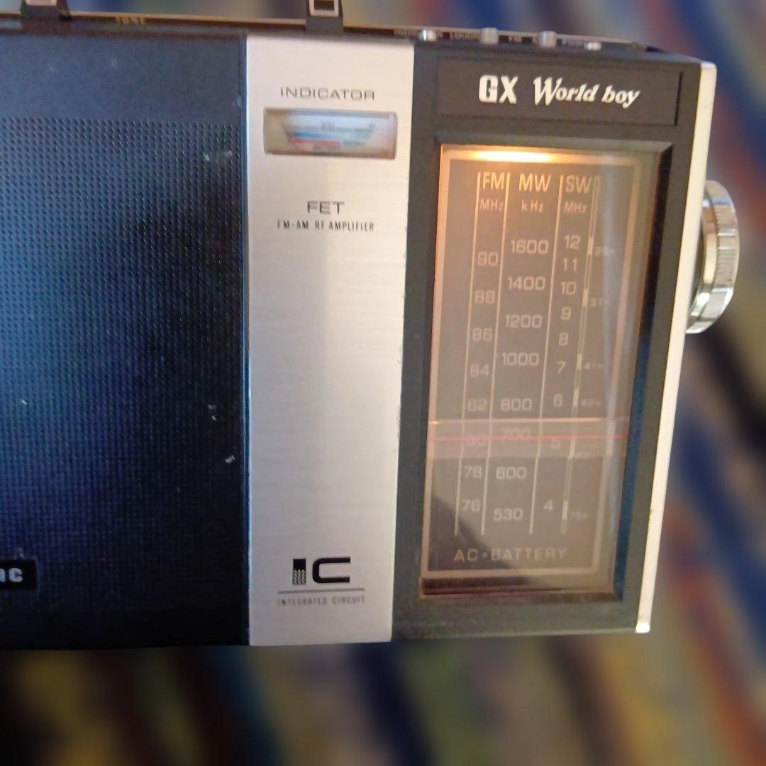 【動作品】NATIONAL PANASONIC RF-858 World boy