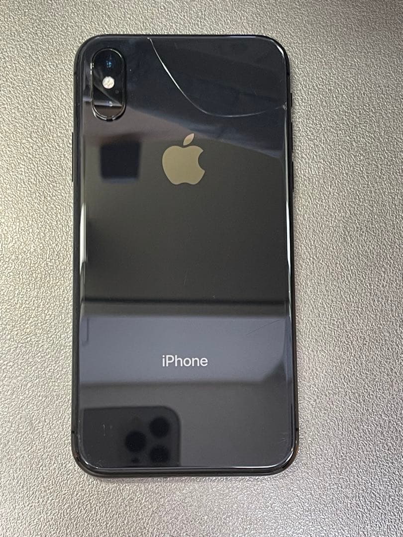 iPhone X256GB画面割れ背面割れバッテリー最大容量72% SIMフリー