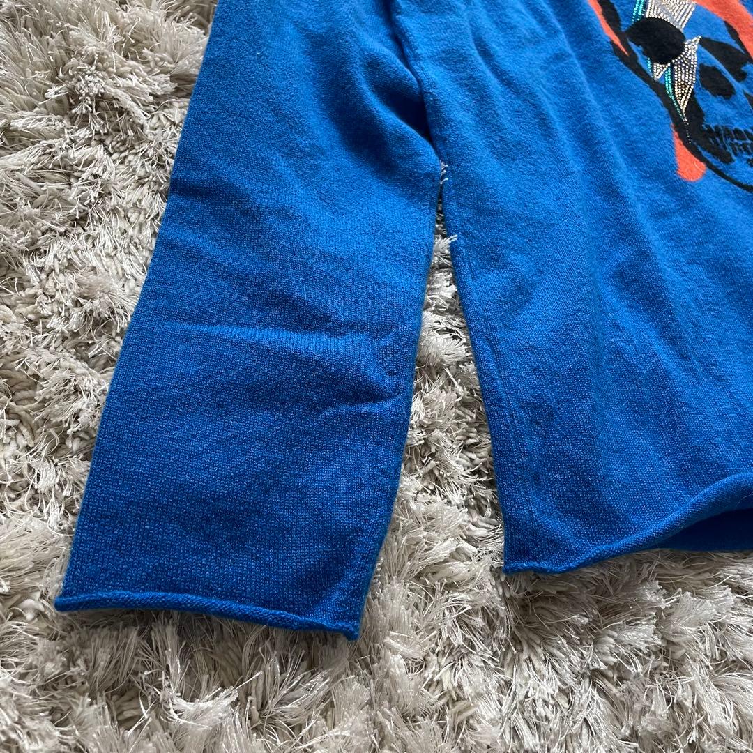 【新品】ルシアンペラフィネ デヴィッドボウイ スカル セーター S カシミヤ