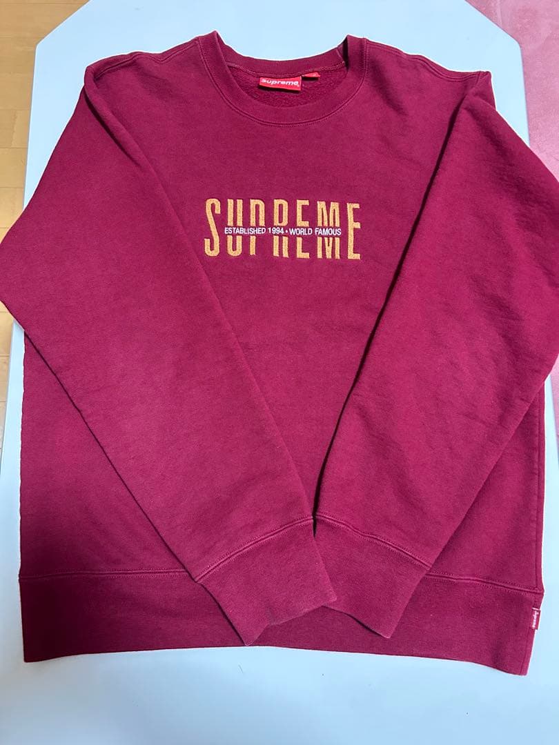 Supreme スウェット　バーガンディ　Mサイズ
