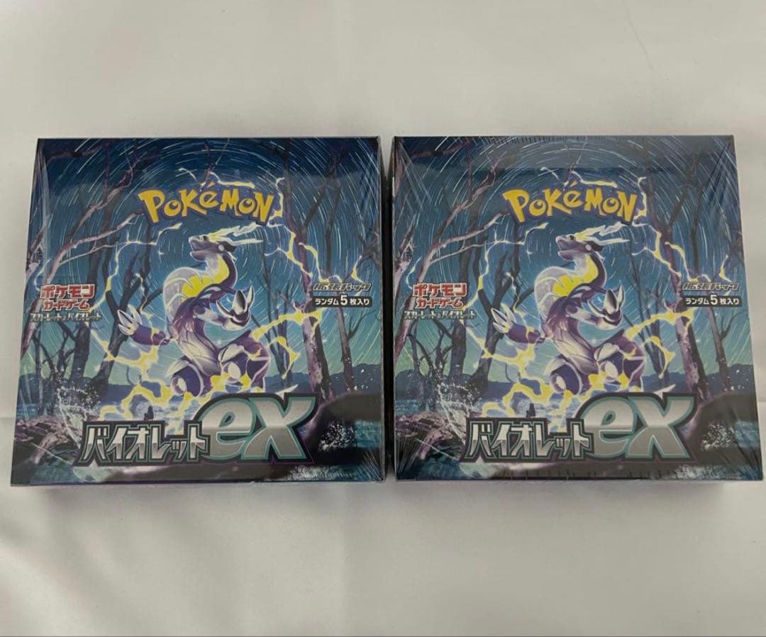 ポケモンカード バイオレットex ボックス　シュリンク付き
