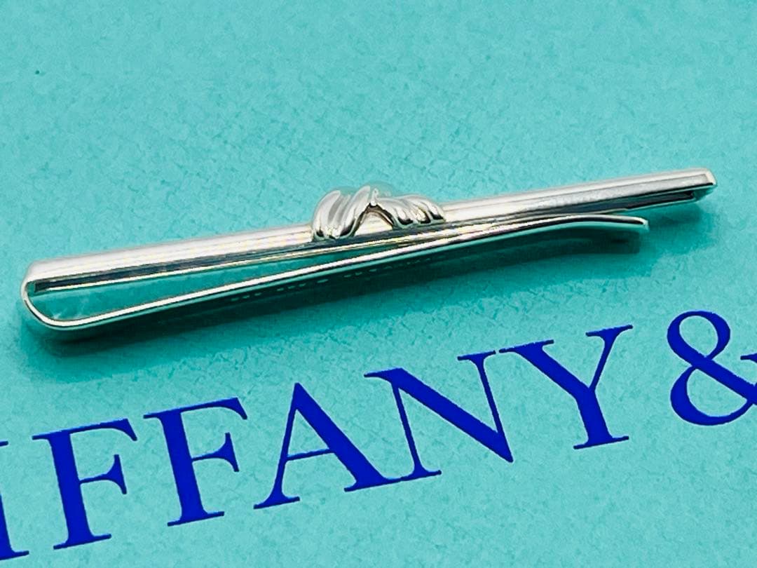 c723 美品　ティファニー　1992 シグネチャー　ネクタイピン　925