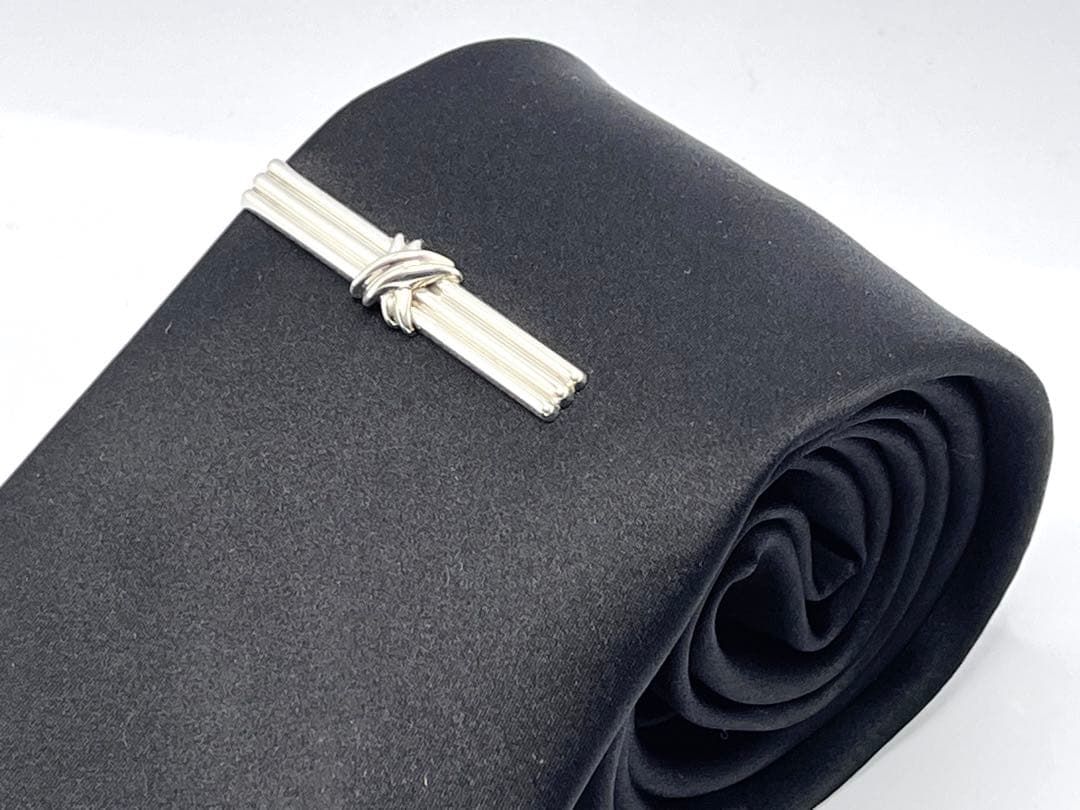 c723 美品　ティファニー　1992 シグネチャー　ネクタイピン　925