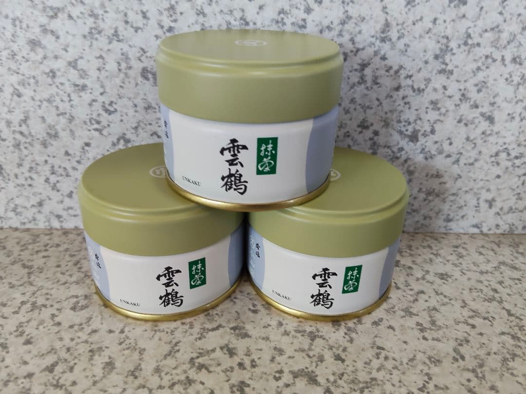 宇治 丸久小山園 抹茶 雲鶴20g缶　3缶セット