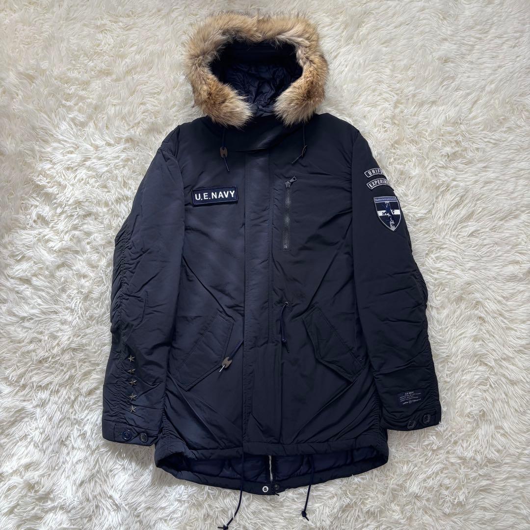 【定価9万】SOPH uniform experimentファー付モッズコート