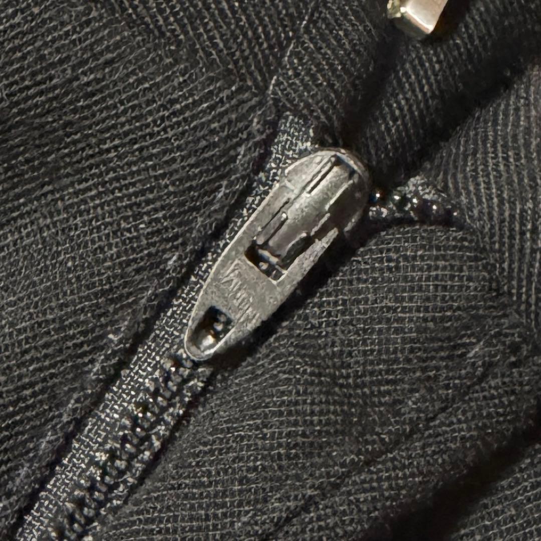 70s 80s VINTAGE スリータックワイドスラックス TALONジップ