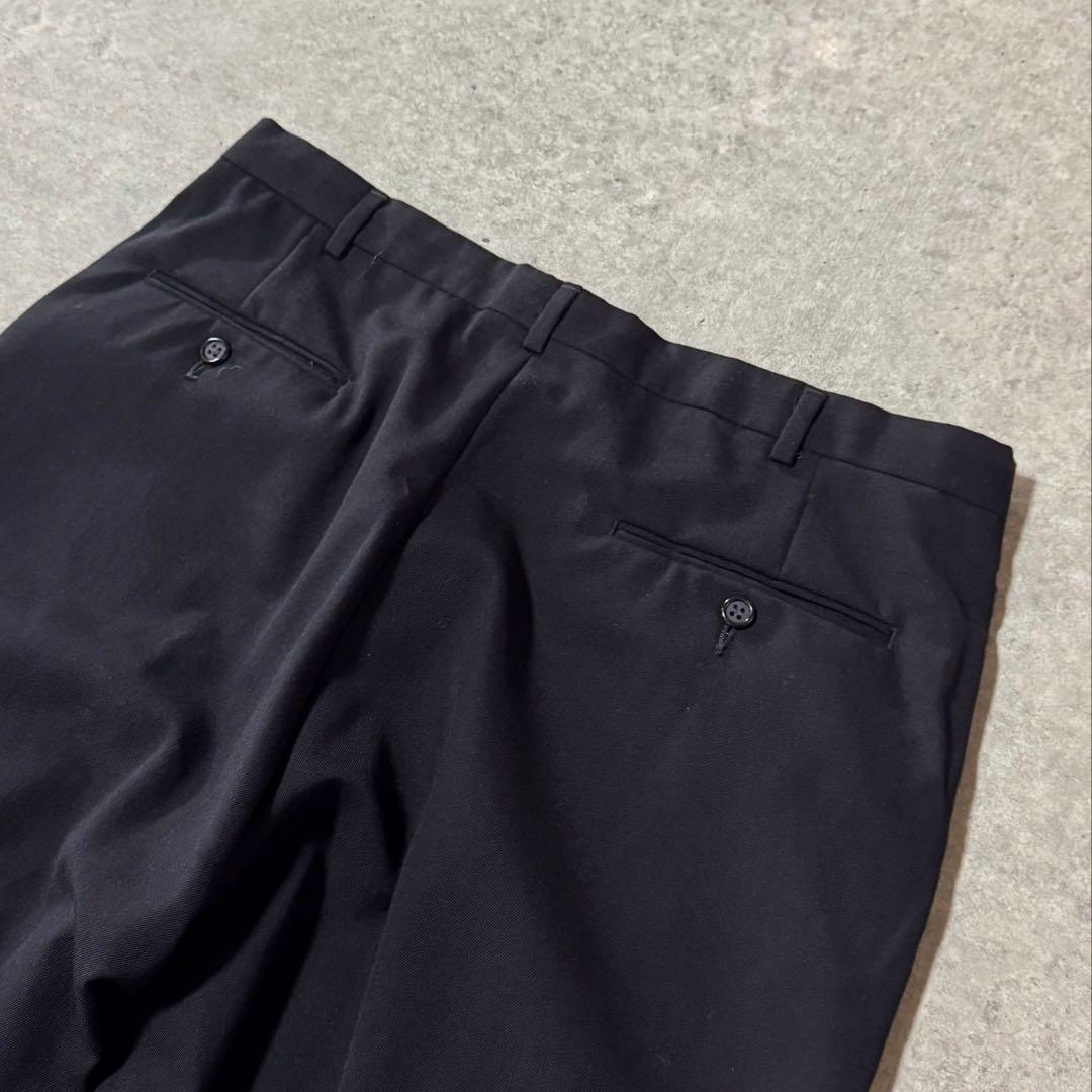 70s 80s VINTAGE スリータックワイドスラックス TALONジップ