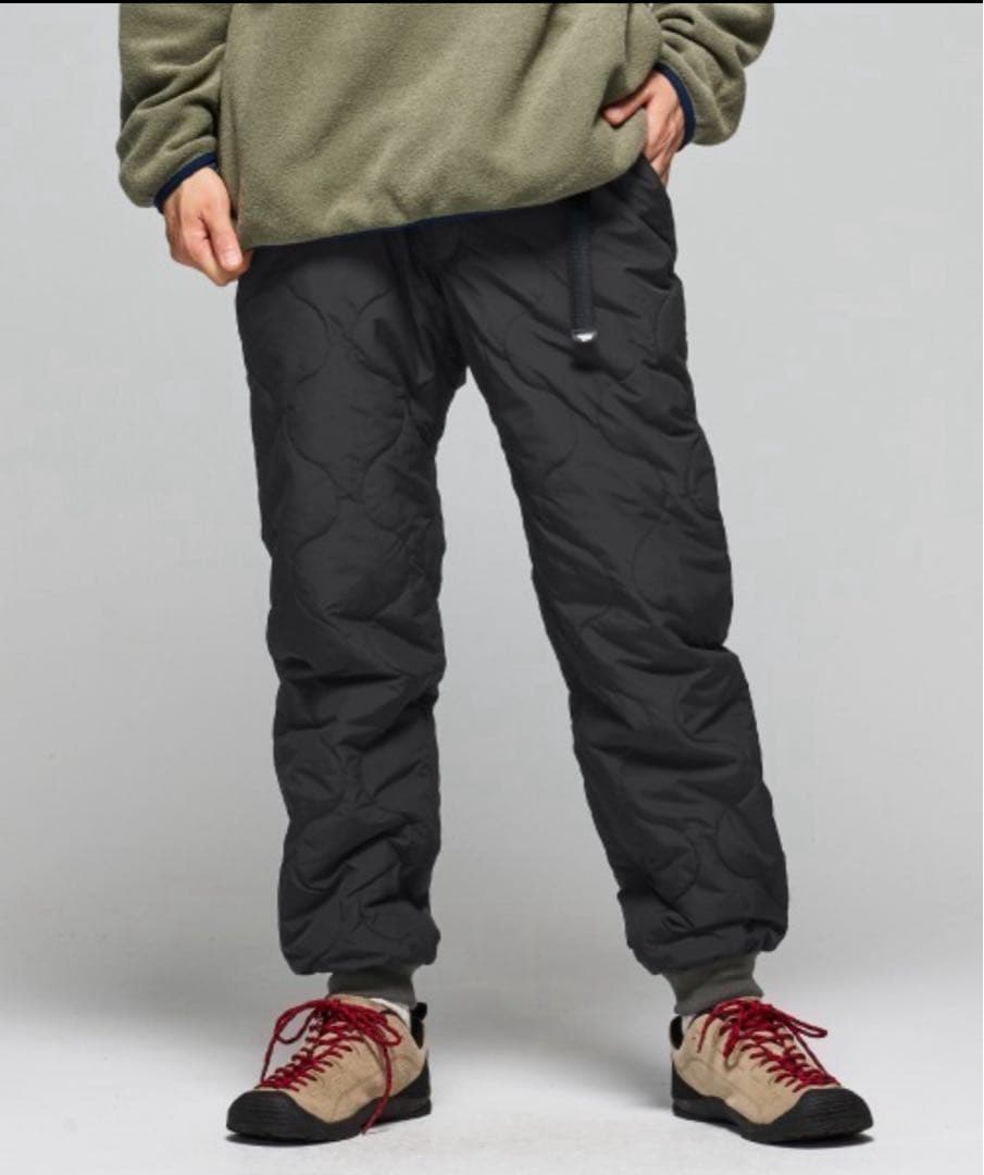 クリフメイヤー中綿キルトクライミングパンツ（ブラック）メンズL（レディースXL）