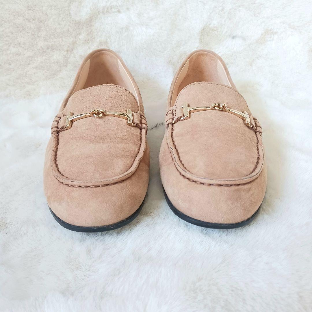 TOD'S　トッズ　ローファー　ビットローファー　金具　スリッポン　革　23cm