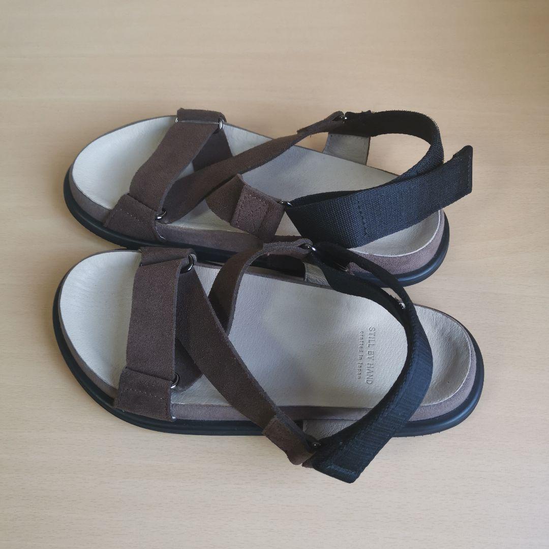 スティルバイハンド スエードストラップ サンダル　ブラウン　GD01222