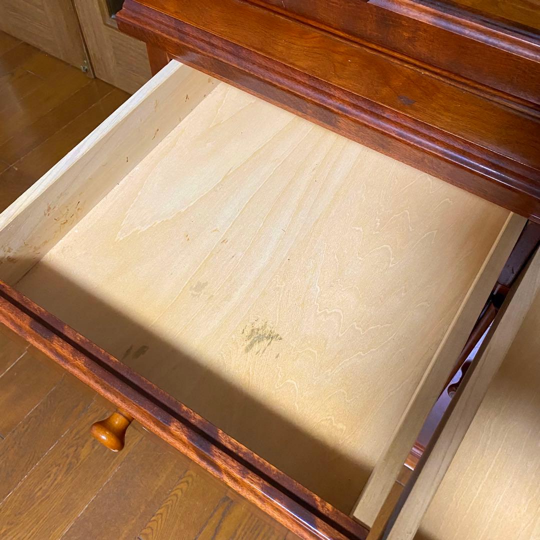 【送料込】食器棚 昭和レトロ アンティーク 木製 収納棚