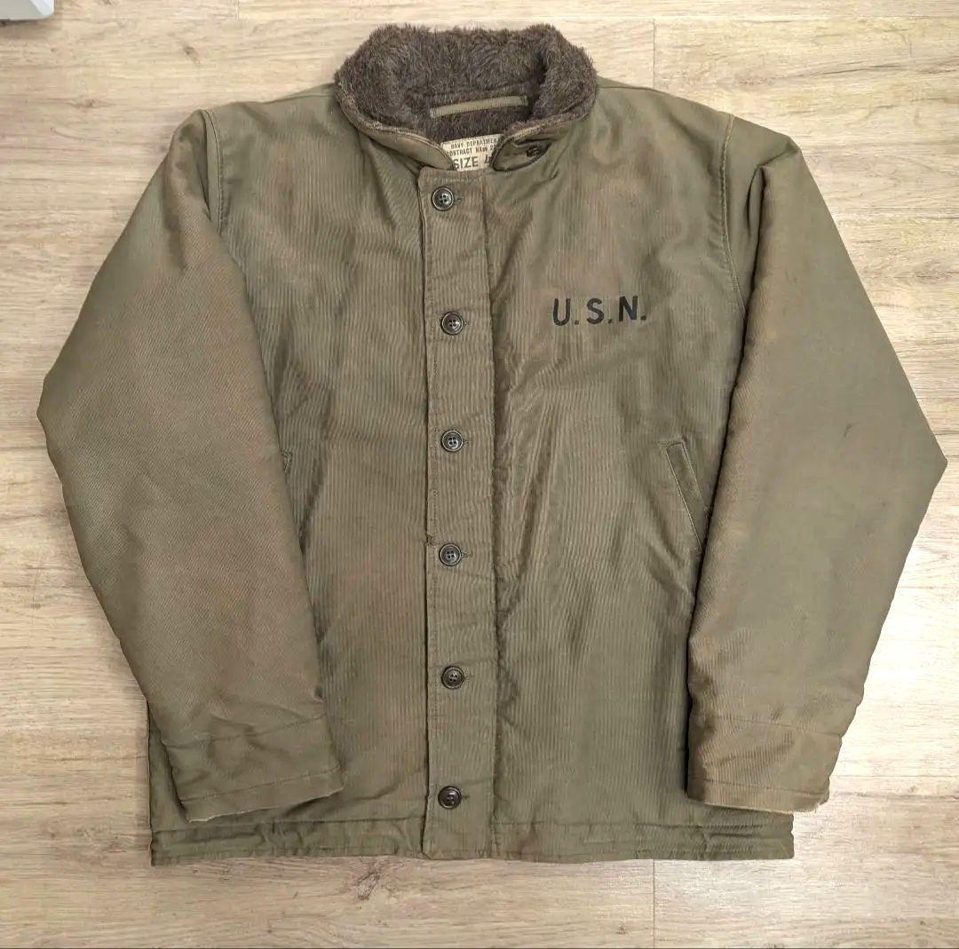 【やなさん^_^】40s N-1デッキジャケット 最初期 ヴィンテージ サ