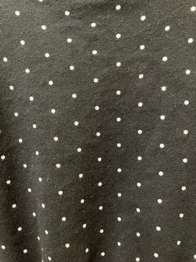 【最終価格】キャバン ドット柄 ブラックカーディガン