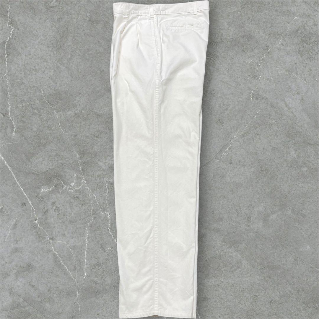 レア USA製 リーバイス ドッカーズ 2タック コットン リネン スラックス