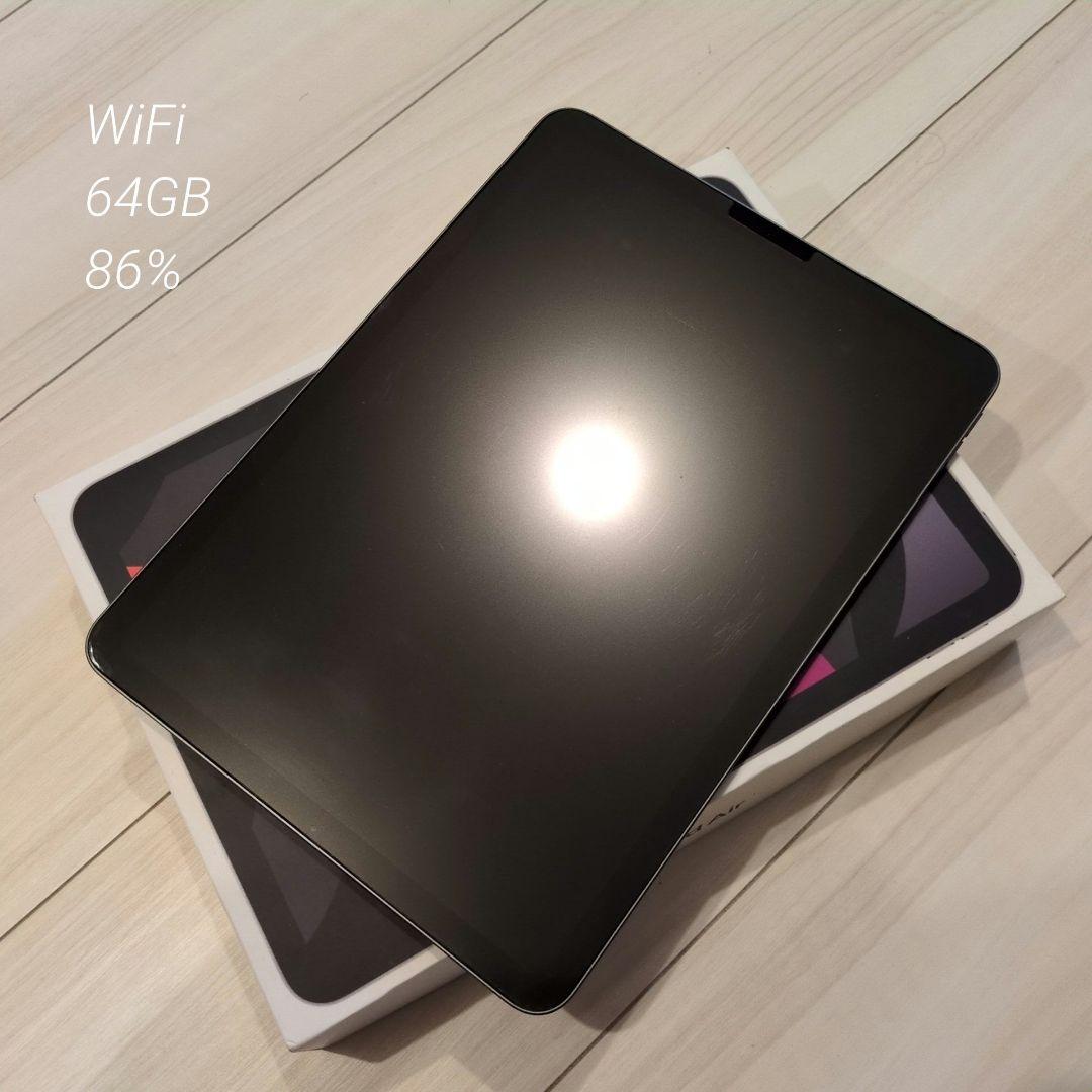 美品 iPad Air 第4世代 64GB WiFi 86% スペースグレイ