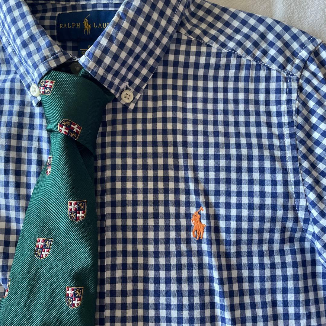 ラルフローレン フォーマルスーツセット120　エンブレム 入学式