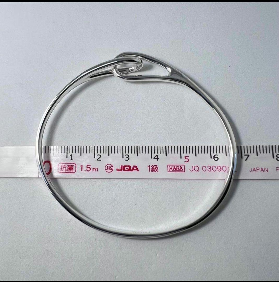 ティファニー　ダブルループバングルブレスレット　シルバー925 磨き済