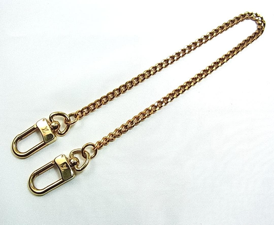 正規美品ルイヴィトン【ウォレットチェーン】 アルコディオン　ゴールド チェーン