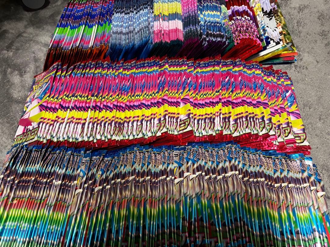 ポケモンカード サーチ済み376パックまとめ売り