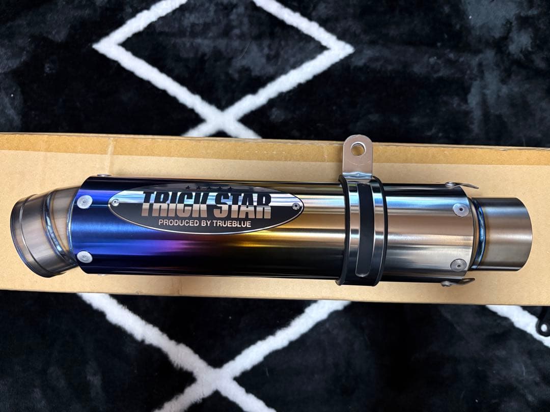 Z900RS トリックスター スリップオンマフラー ショットガン 焼チタン超美品