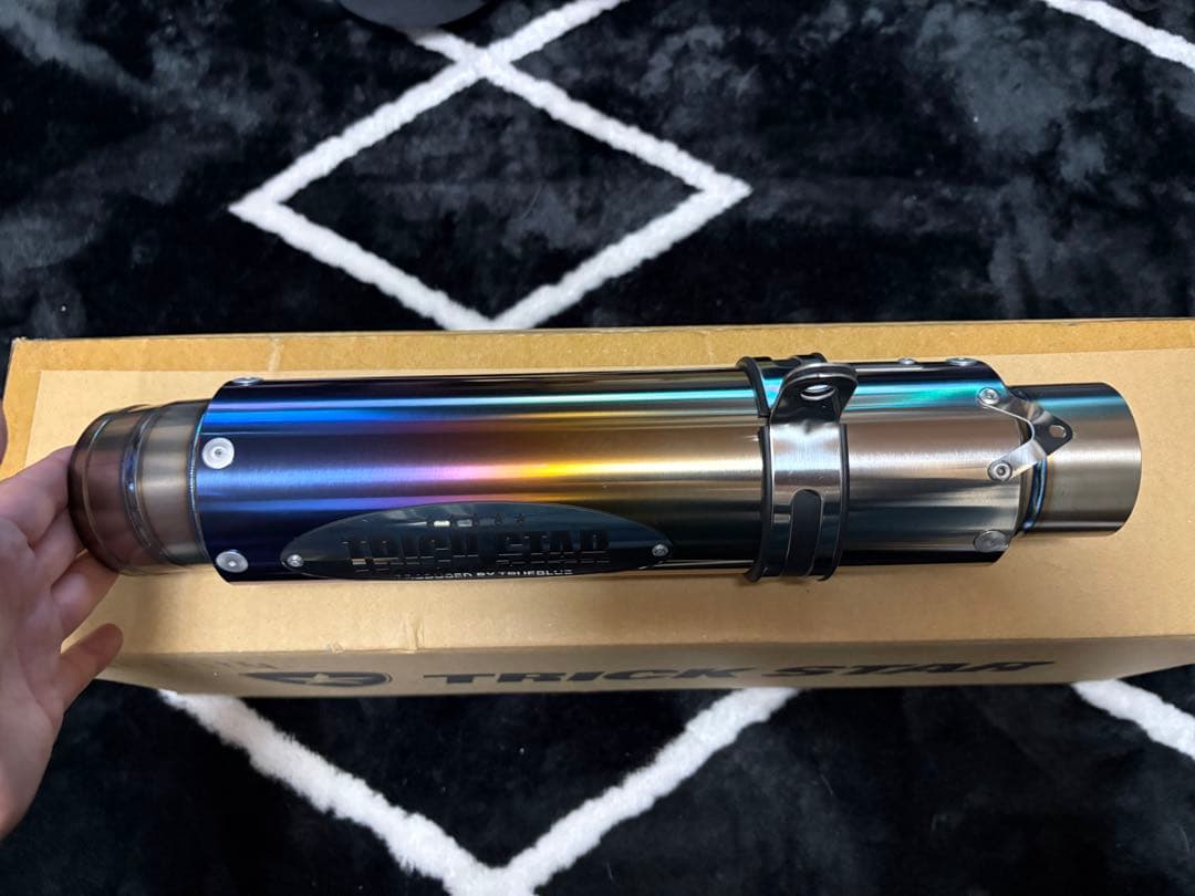 Z900RS トリックスター スリップオンマフラー ショットガン 焼チタン超美品