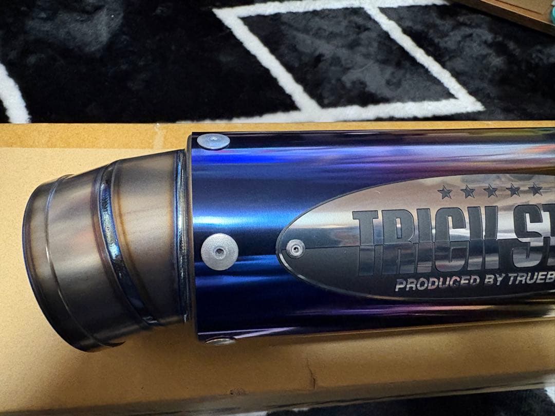 Z900RS トリックスター スリップオンマフラー ショットガン 焼チタン超美品