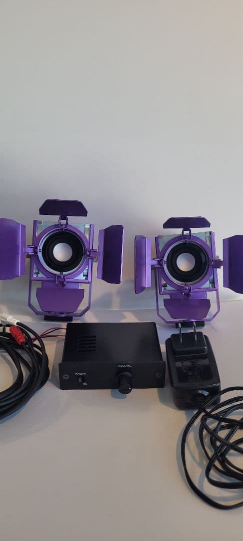 Live sound AP-1 パープル 紫 ミニスピーカー (株)ジャステック